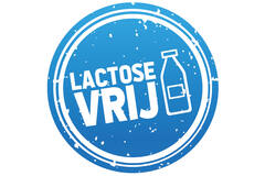 STICKERS 'LACTOSE VRIJ' 28mm 500st/rol